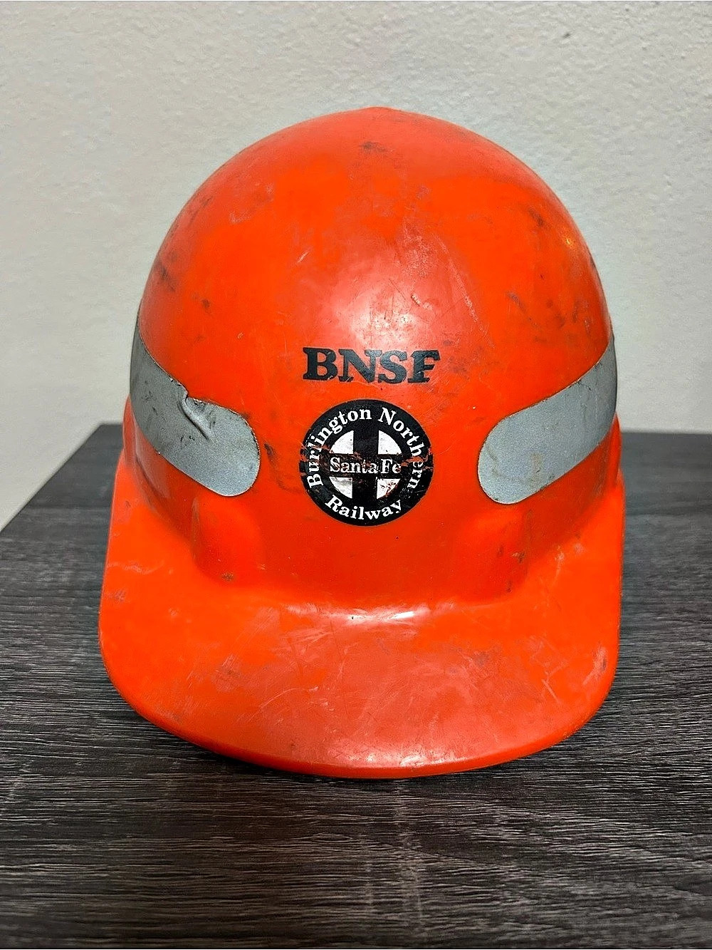 BNSF railway hard hat Orange & Gray Hard Hat
